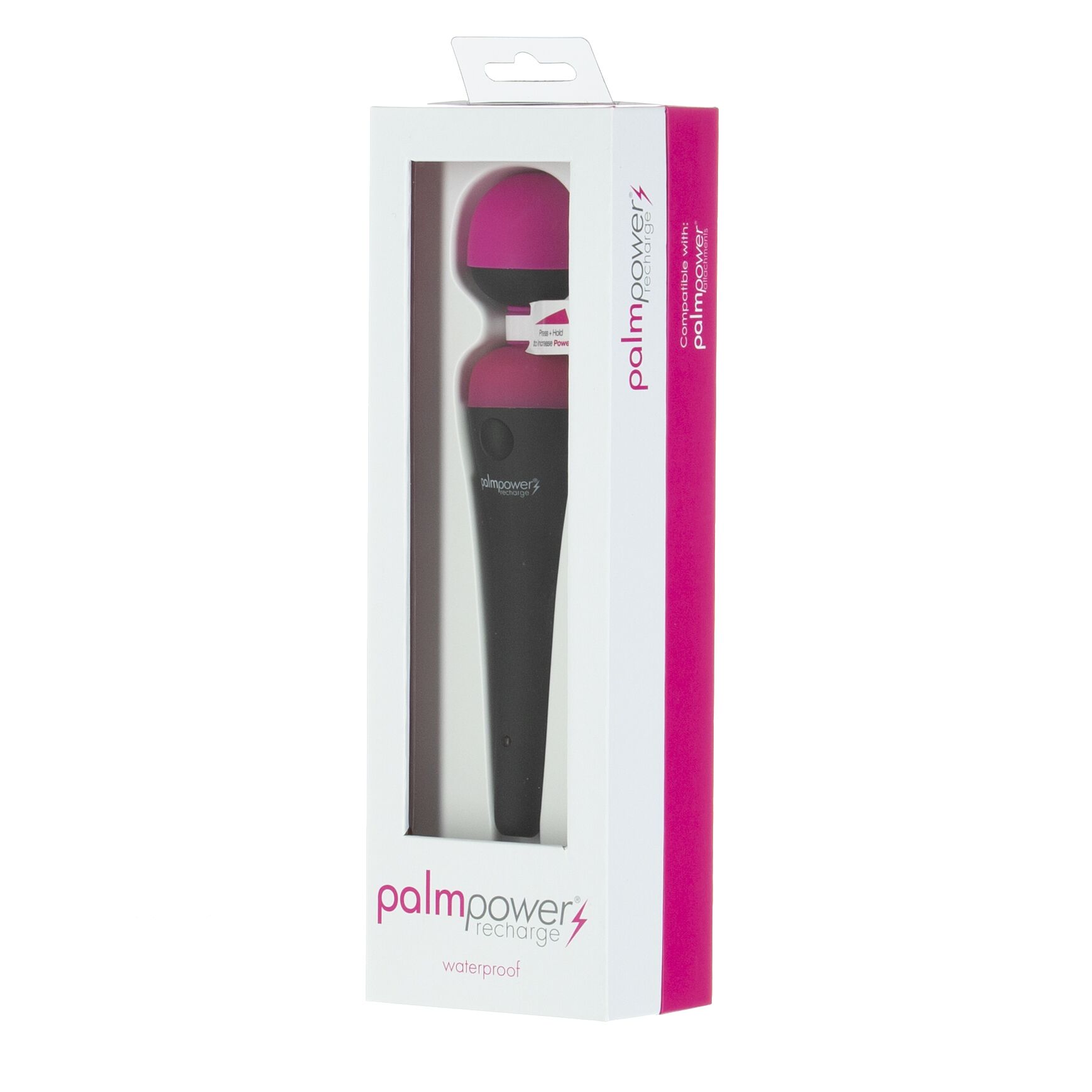 Вібромасажер PalmPower Recharge Pink з гнучкою головкою