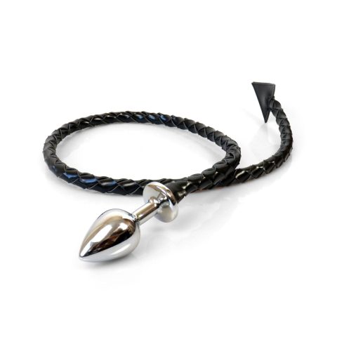 Металева пробка з диявольським хвостом Art of Sex Succubus, чорна