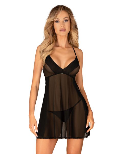 Пеньюар та трусики Obsessive Latinesa Babydoll XS/S
