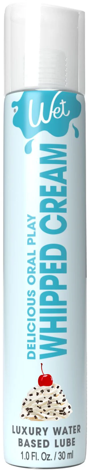 Розпродаж!!! Лубрикант на водній основі Wet Oral Play Whipped Cream (30 мл) (термін до 13.03.2026)