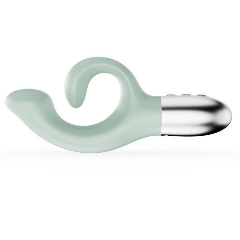 Вібратор-кролик KISTOY Big G Green з підігрівом, водонепроникний