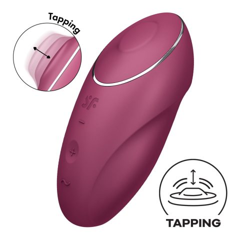 Вібростимулятор-пульсатор Satisfyer Tap & Climax 1 Red