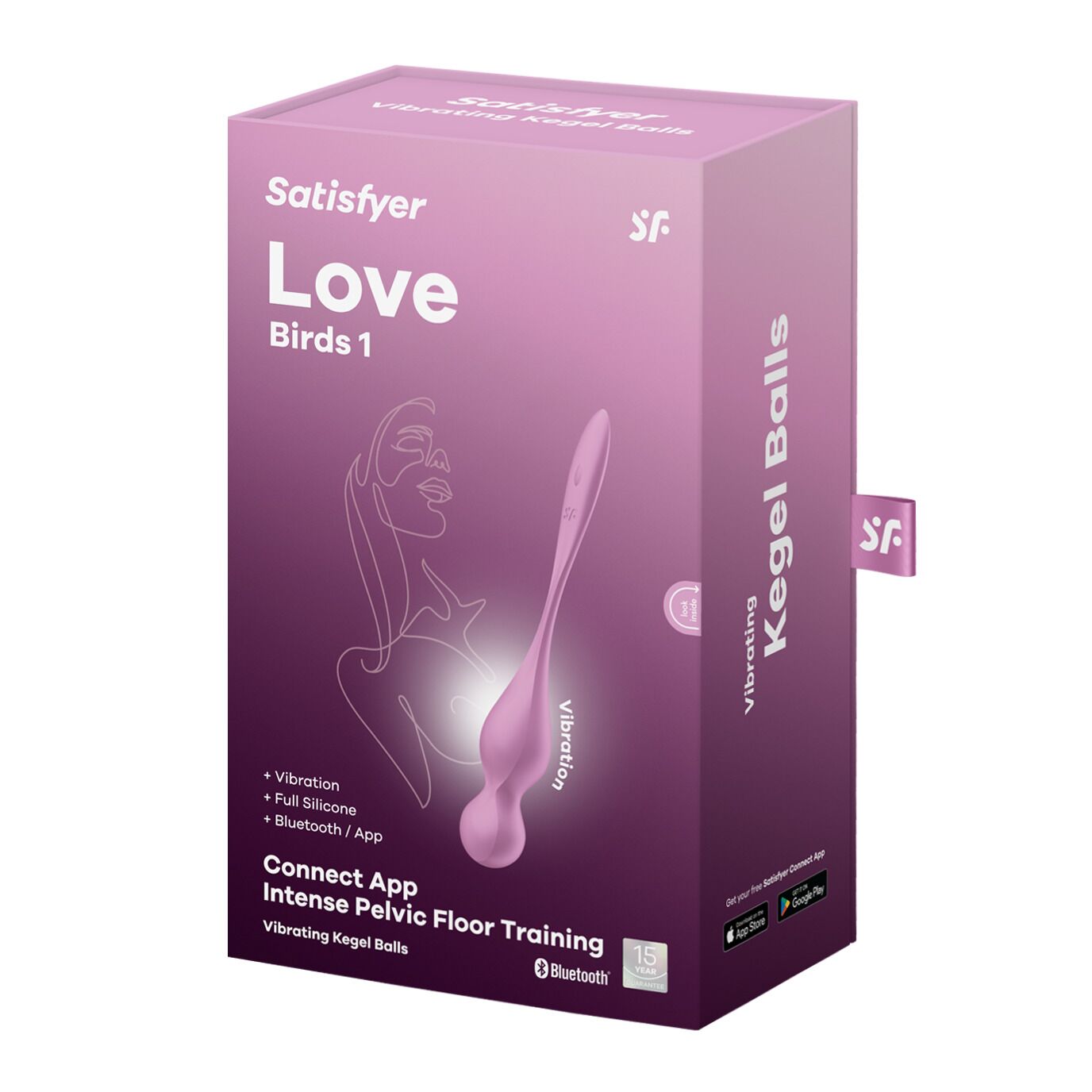 Інтимні смарт-кульки Satisfyer Love Birds 1 з вібрацією, рожеві