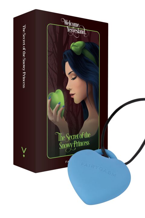 Мінівібратор "Сердечко" FairyGasm PleasureStone Blue, 9 режимів