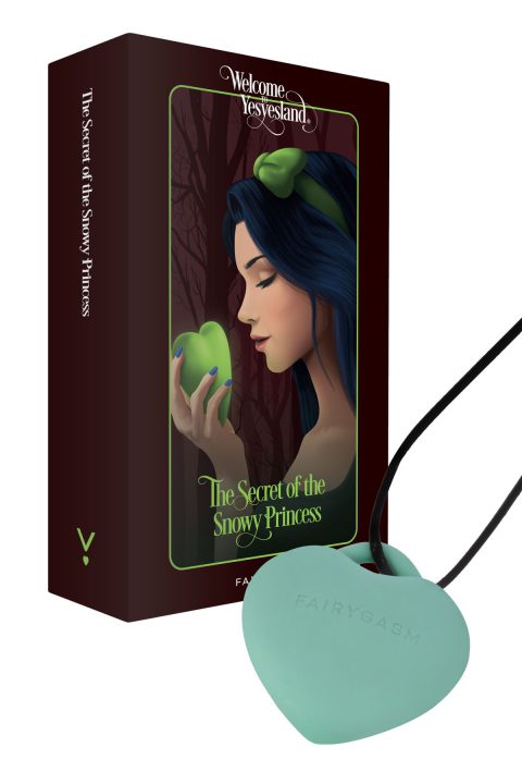 Мінівібратор FairyGasm PleasureStone Heart, 9 режимів, зелений