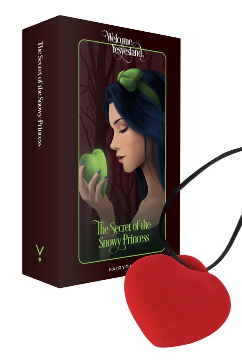 Мінівібратор «Сердечко» FairyGasm PleasureStone, червоний