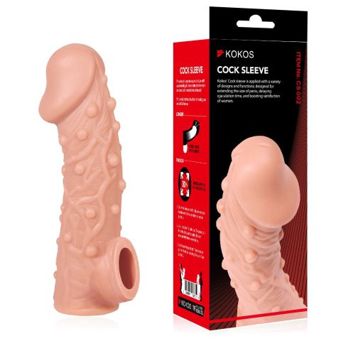 Інтимна насадка Kokos Cock Sleeve CS 002 L для комфортного використання