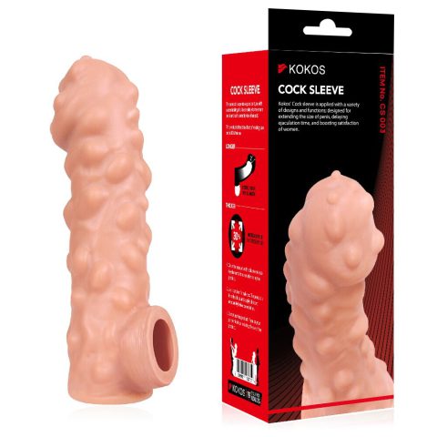 Інтимна насадка Kokos Cock Sleeve CS 003 L для насолоди