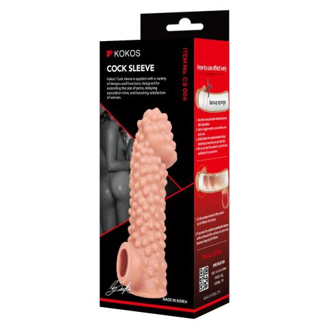 Інтимна насадка Kokos Cock Sleeve CS 004 M для комфортного використання