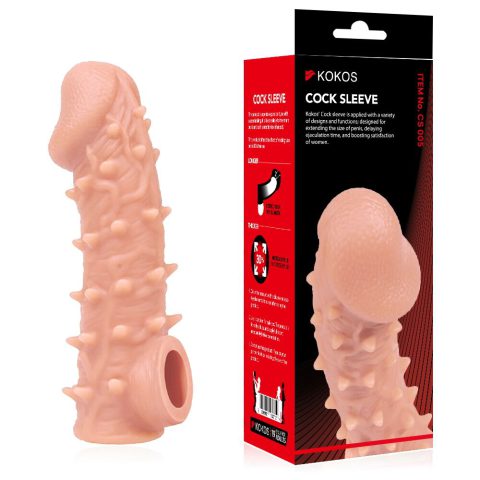 Інтимна насадка Kokos Cock Sleeve CS 005 M для комфорту