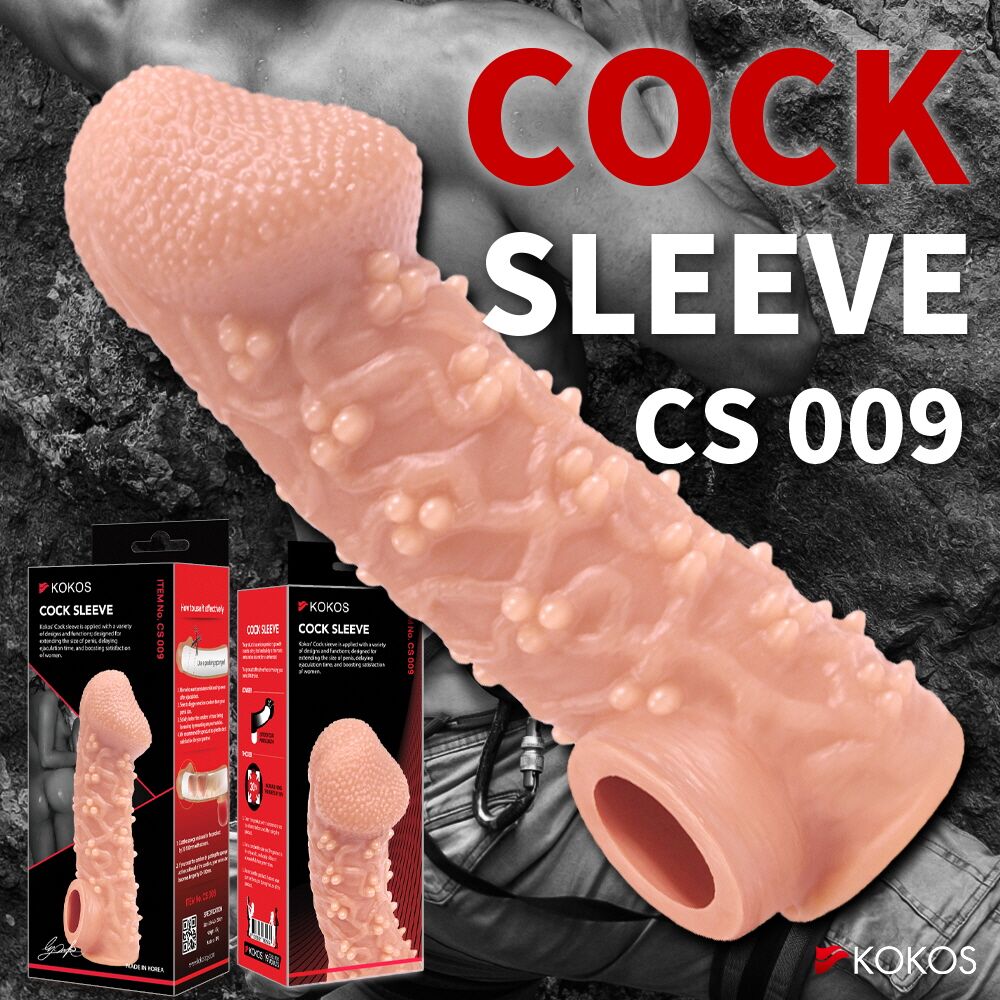 Інтимна насадка Kokos Cock Sleeve CS 009 M для комфорту