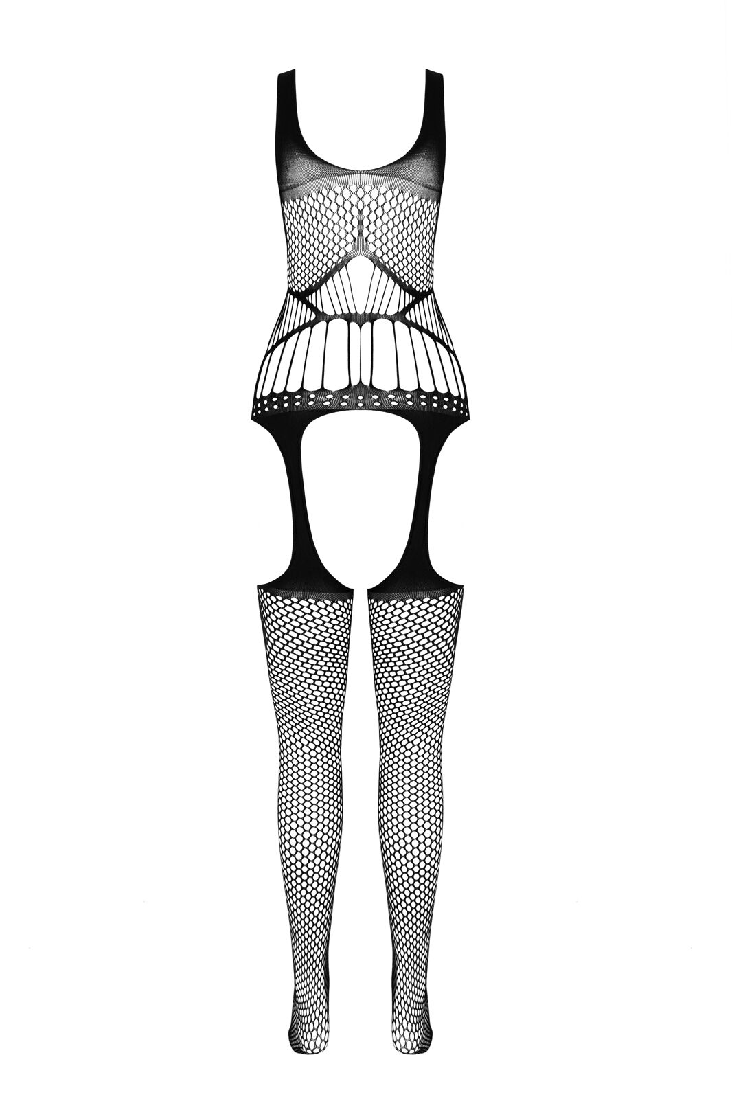 Елегантний бодістокінг Passion BS106, червоний, універсальний розмір - Зображення 4