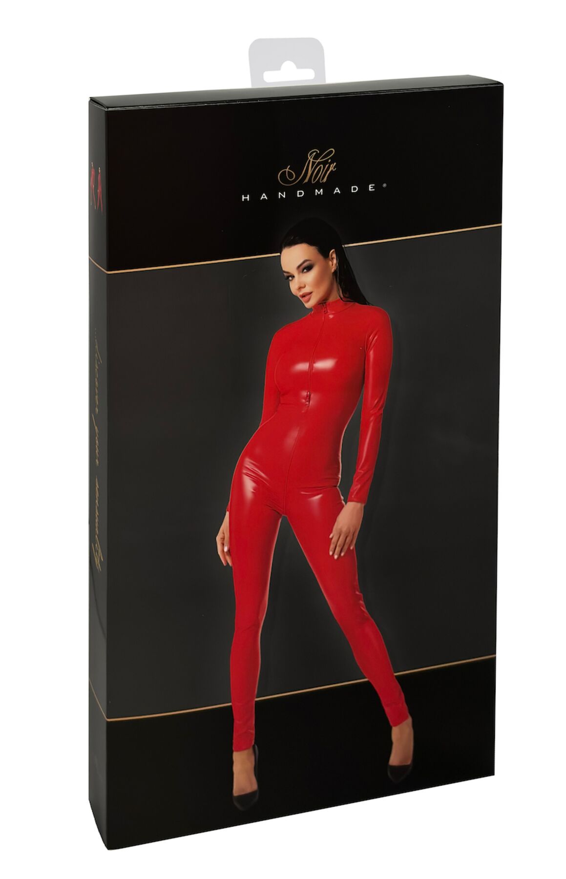Комбінезон Noir Handmade F353 Red Powerwetlook XL
