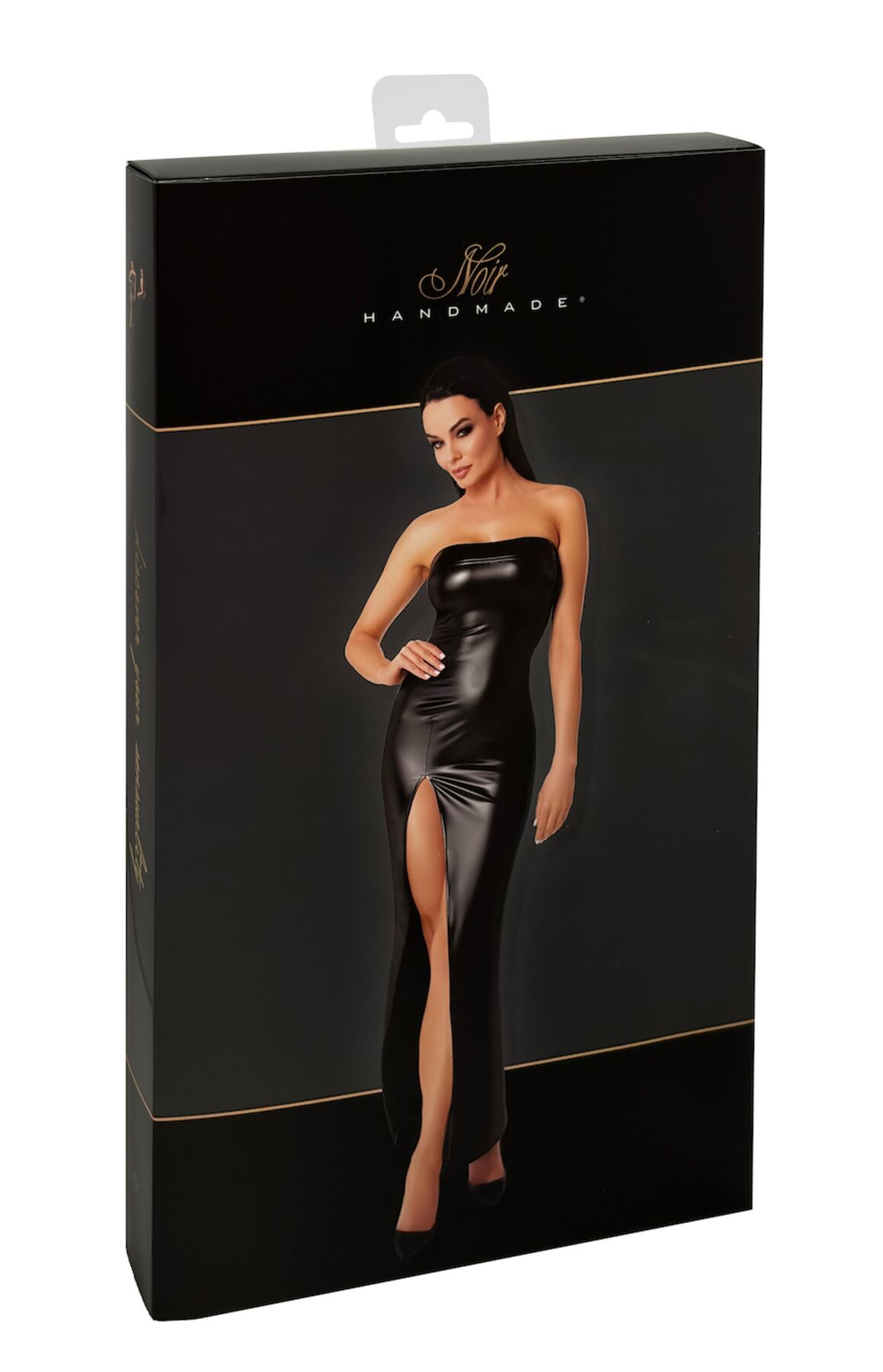 Сукня Powerwetlook Noir Handmade F336 — довга елегантна сукня, M