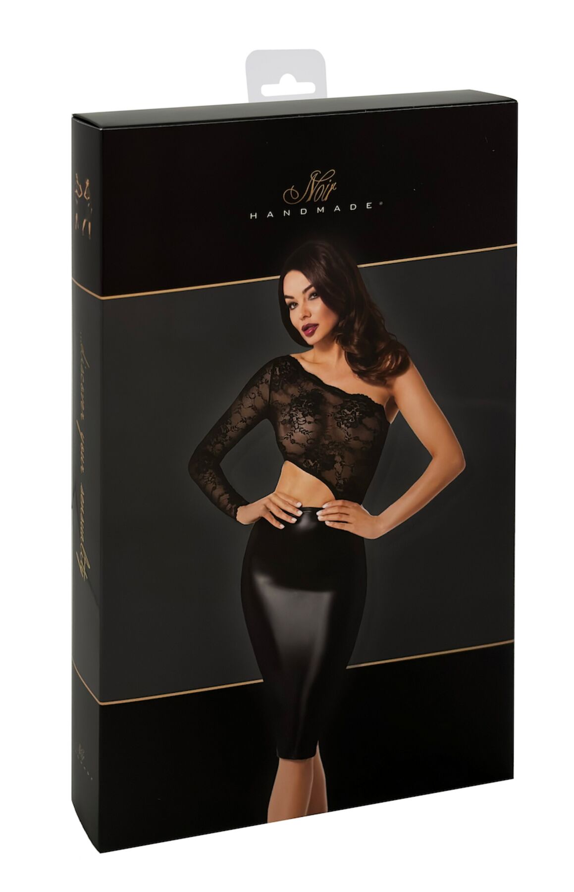 Елегантна асиметрична сукня Noir Handmade F339 - XL