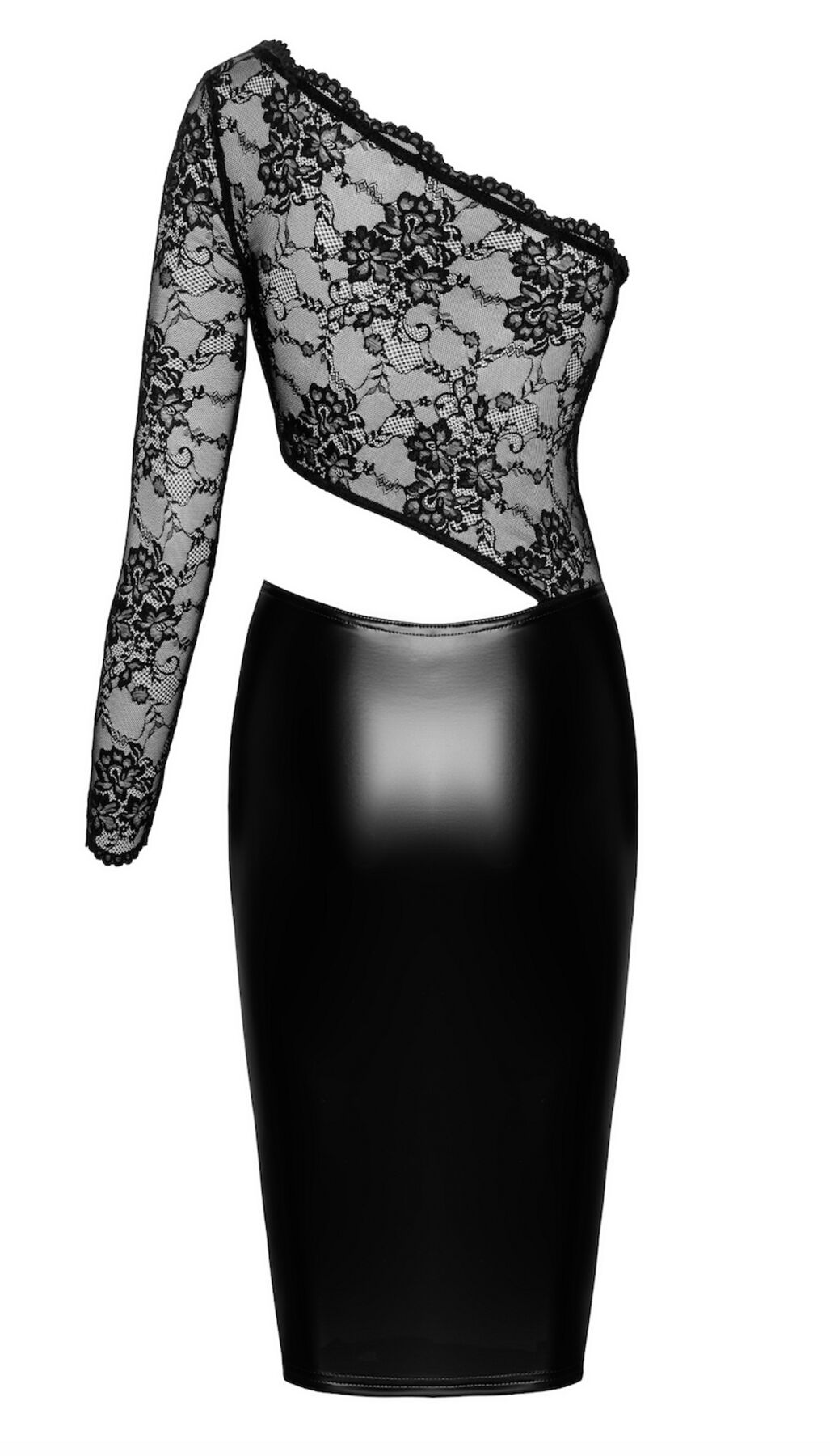 Елегантна асиметрична сукня Noir Handmade F339 - XL