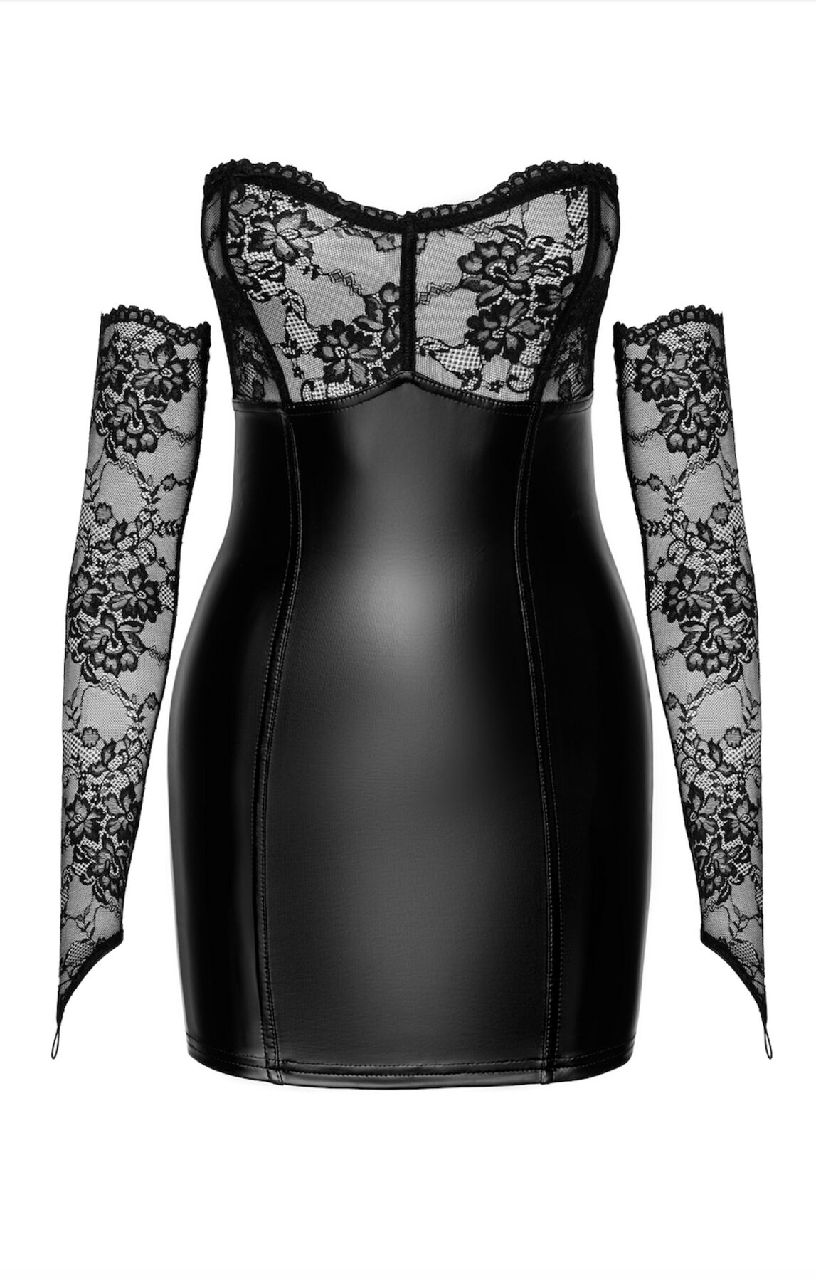 Елегантна сукня Noir Handmade з рукавичками - Розмір M