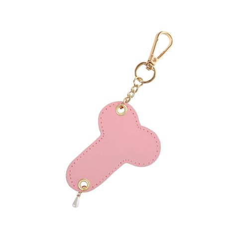 Брелок для ключів Art of Fhallus, рожевий, натуральна шкіра