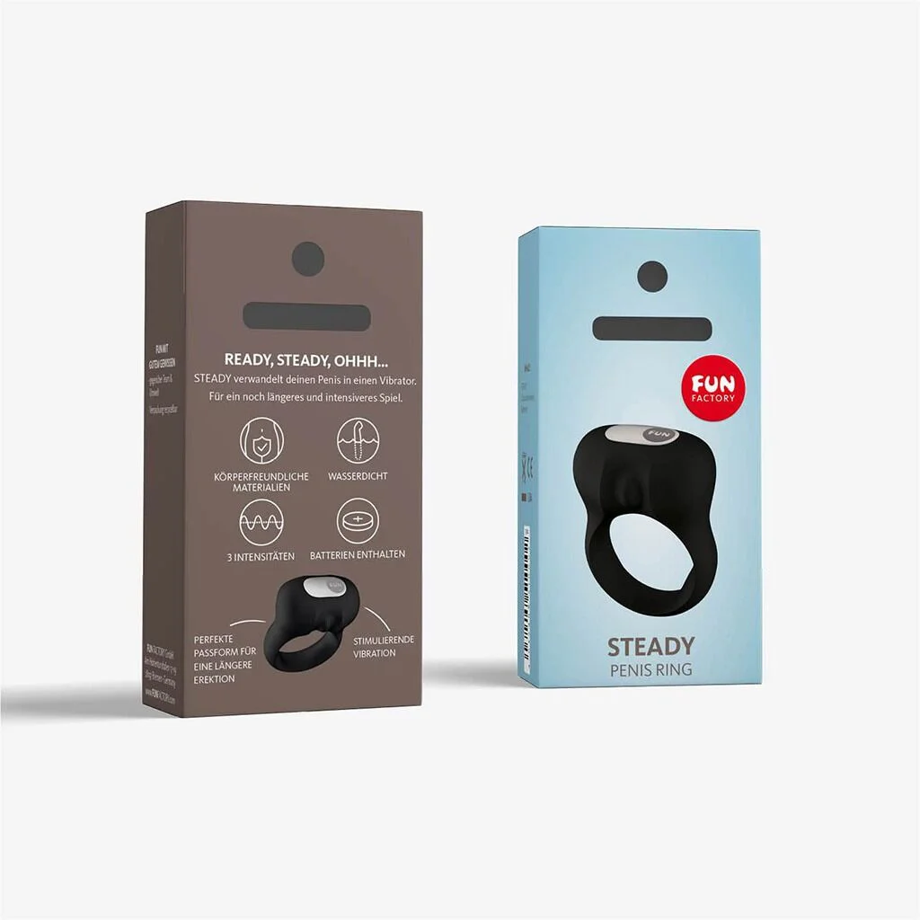 Ергономічне інтимне віброкільце Fun Factory Steady