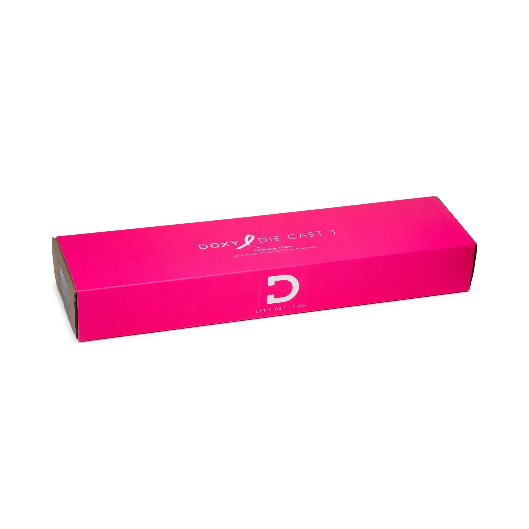 Вібромасажер DOXY Die Cast 3 Hot Pink, дуже потужний, живлення 220В, металевий корпус - Зображення 8