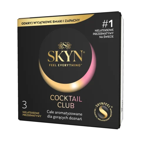 Презервативи SKYN Cocktail Club з фруктовими смаками, 3 шт