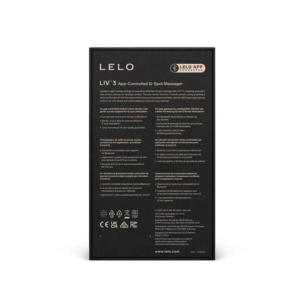 Інтимна іграшка LELO Liv 3 Plum для комфорту та задоволення