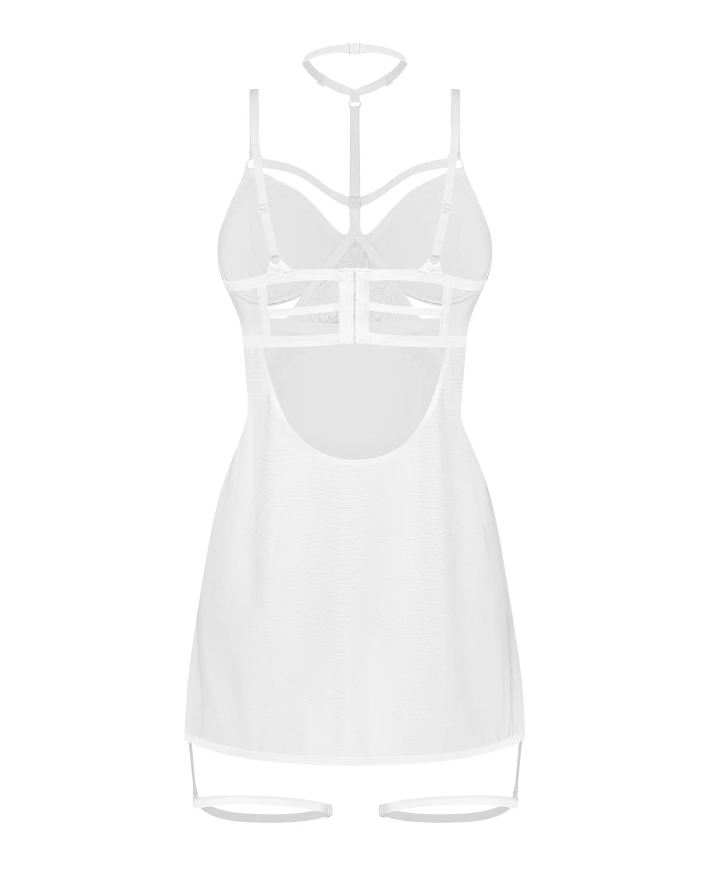 Бебі-долл Obsessive Arrowel White chemise 2XL/3XL - комфорт і стиль