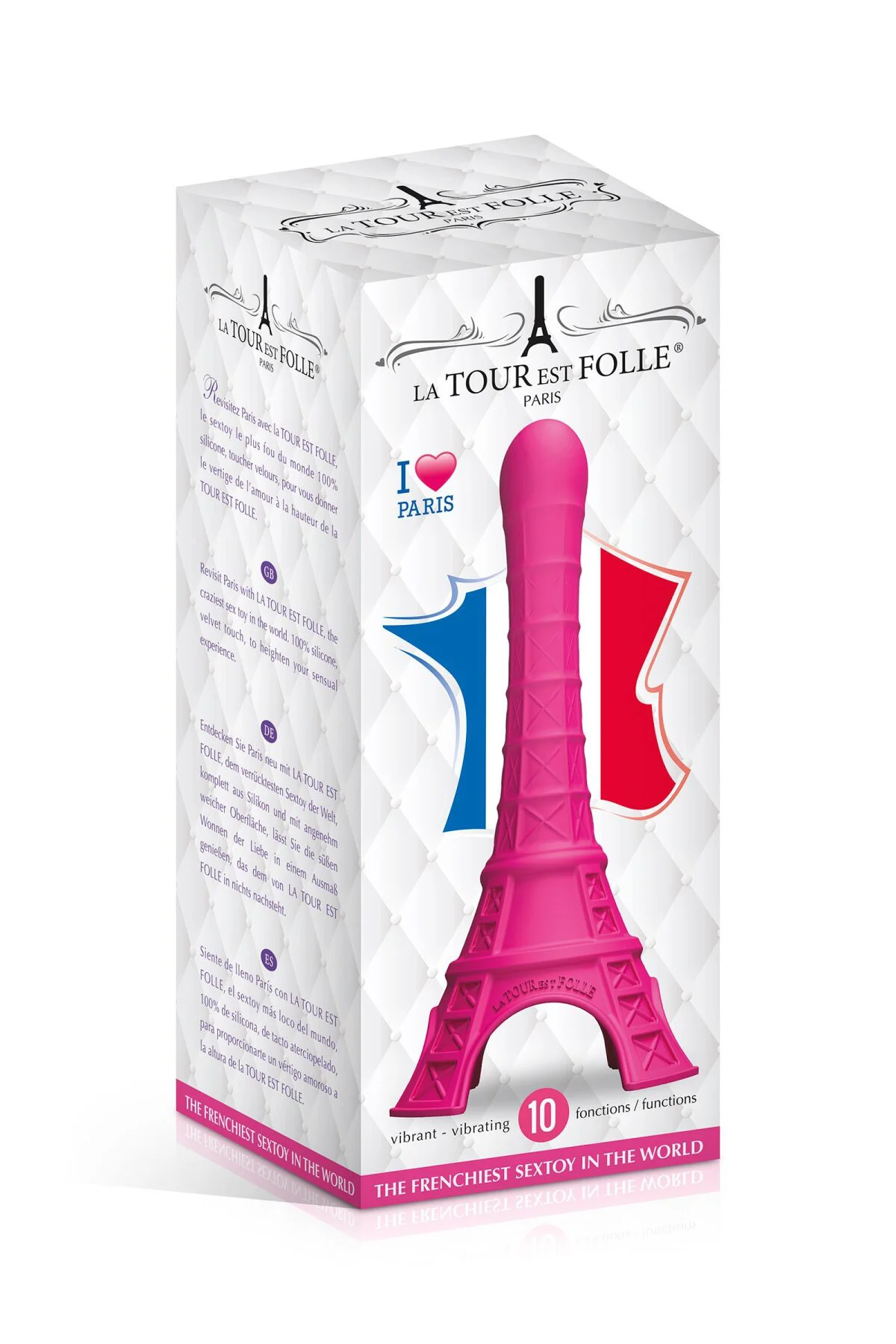 Вібратор La Tour Est Folle Paris Pink - Елегантний дизайн та комфорт
