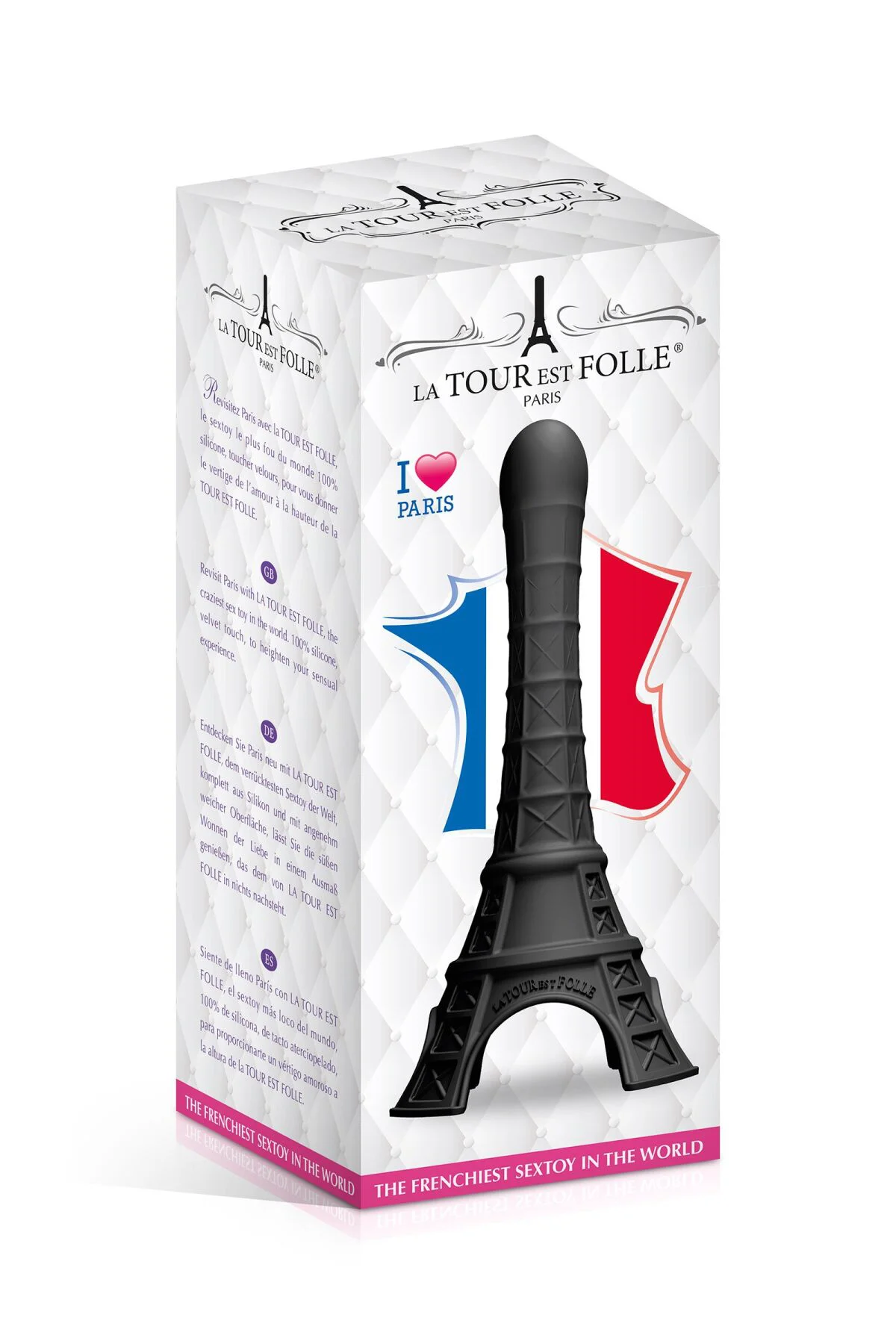Дилдо La Tour Est Folle Paris Black: Елегантний інтимний аксесуар