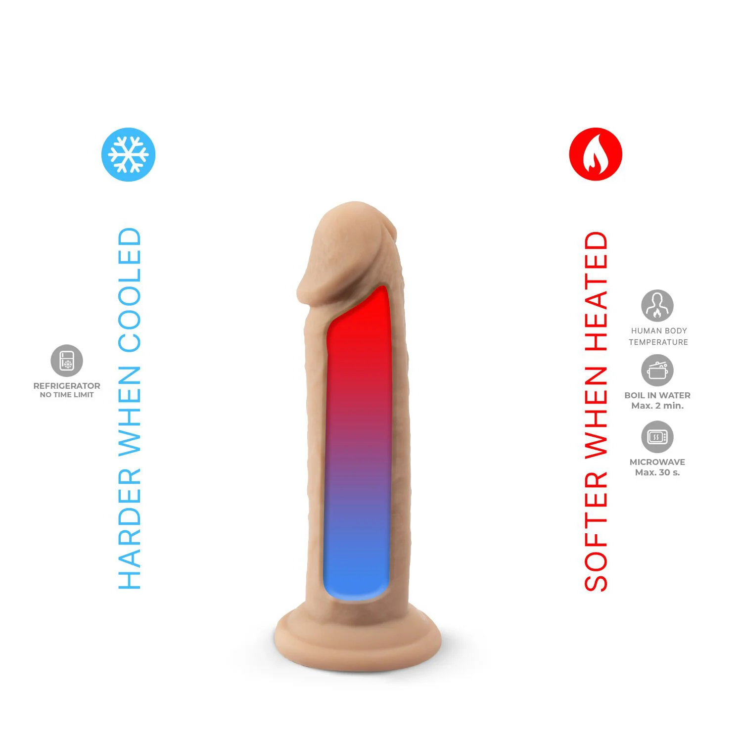 Фалоімітатор SilexD Robby Real Skin Flesh 6 дюймів
