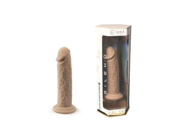 Фалоімітатор SilexD Robby Real Skin Flesh 6 дюймів