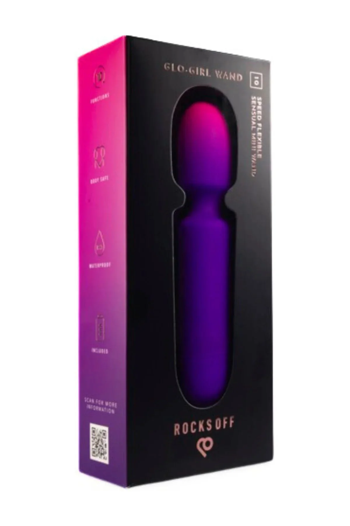 Вібромасажер Rocks Off Glo Girl - Елегантний та Потужний