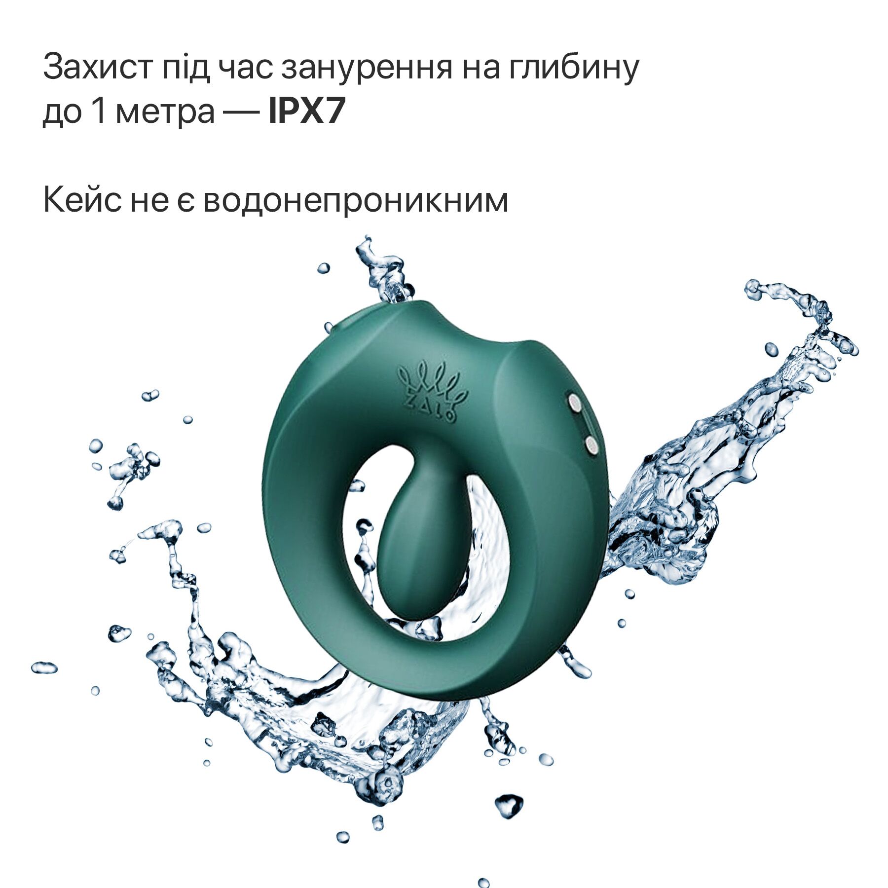 Інтимне кільце Zalo Apis із зеленим турмаліном - комфорт та естетика