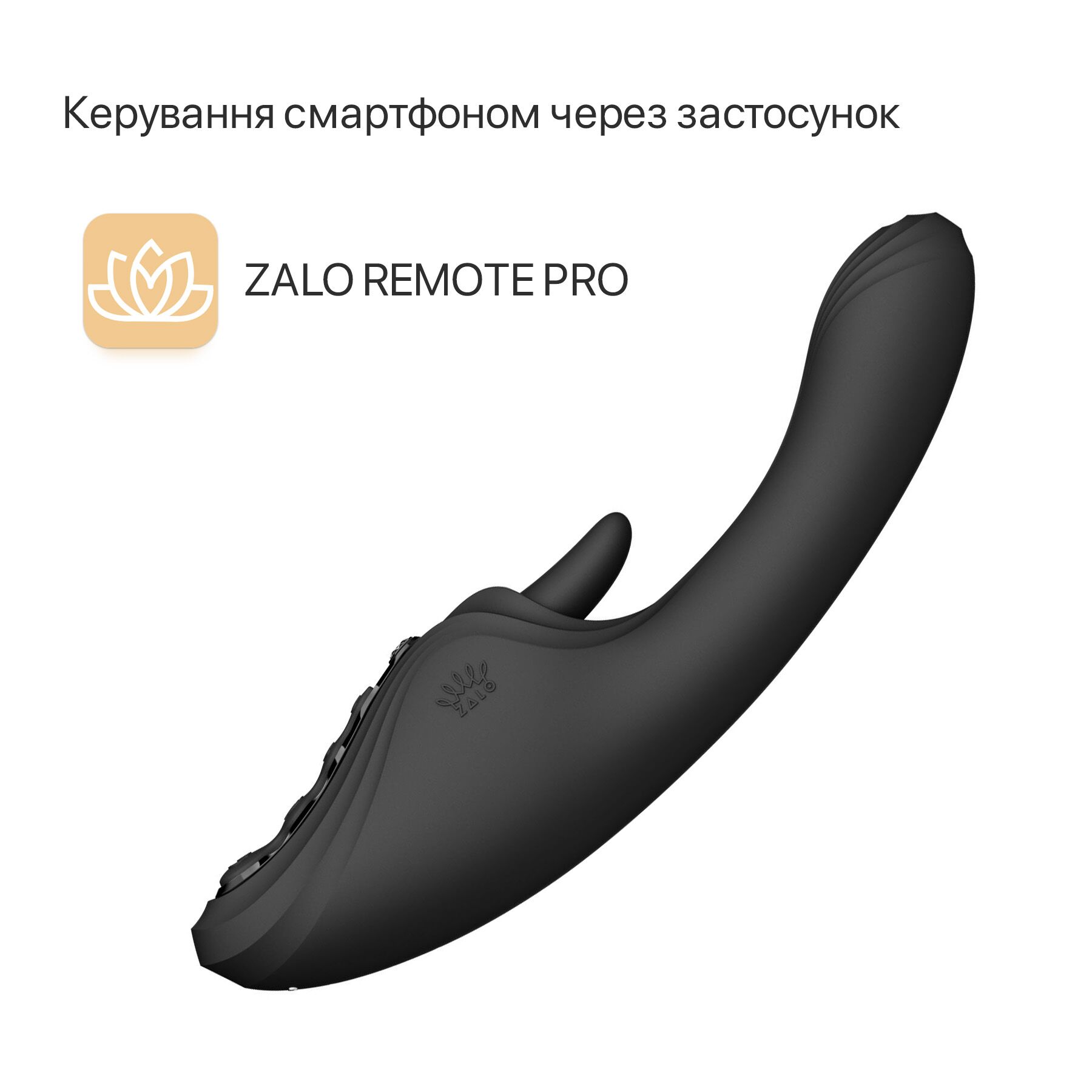Інтимний вібратор-кролик Zalo Ares Obsidian Black