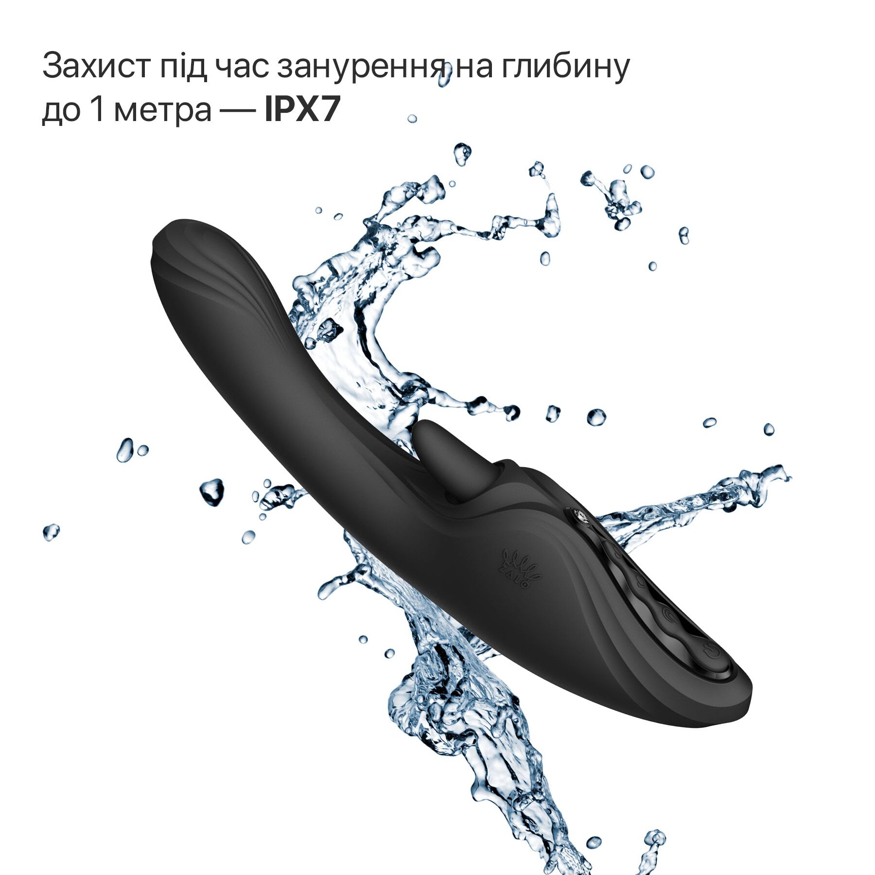 Інтимний вібратор-кролик Zalo Ares Obsidian Black