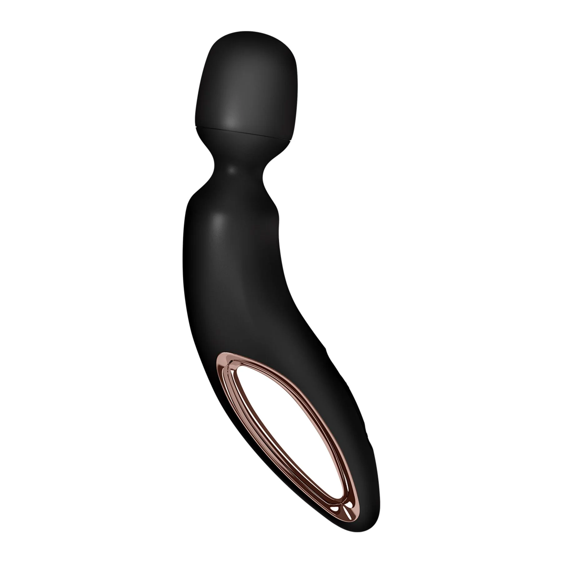 Елегантний вібромасажер Satisfyer Wand-erland (Black/Rosegold)