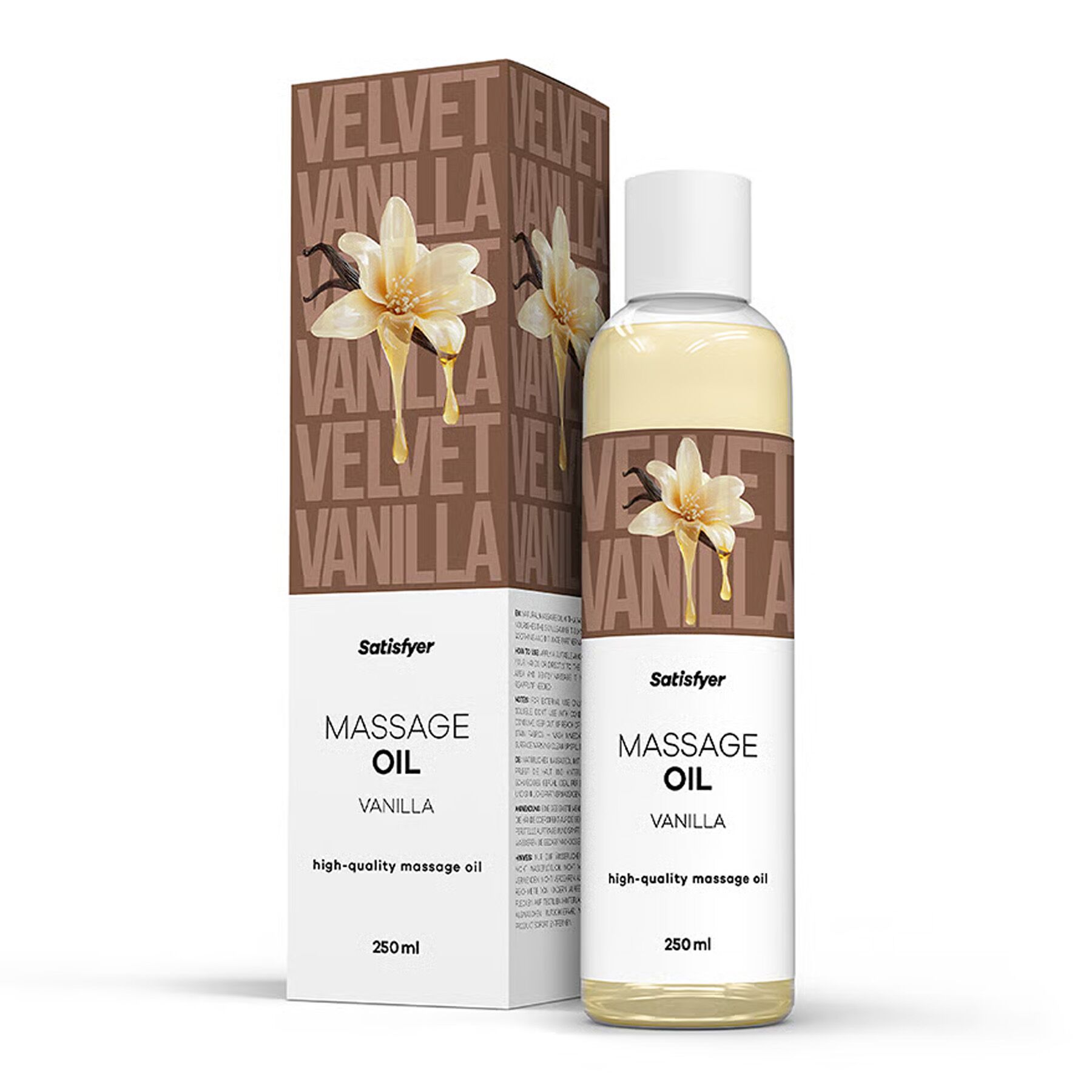 Satisfyer Massage Oil Vanilla 250 мл - масажна олія з ваніллю
