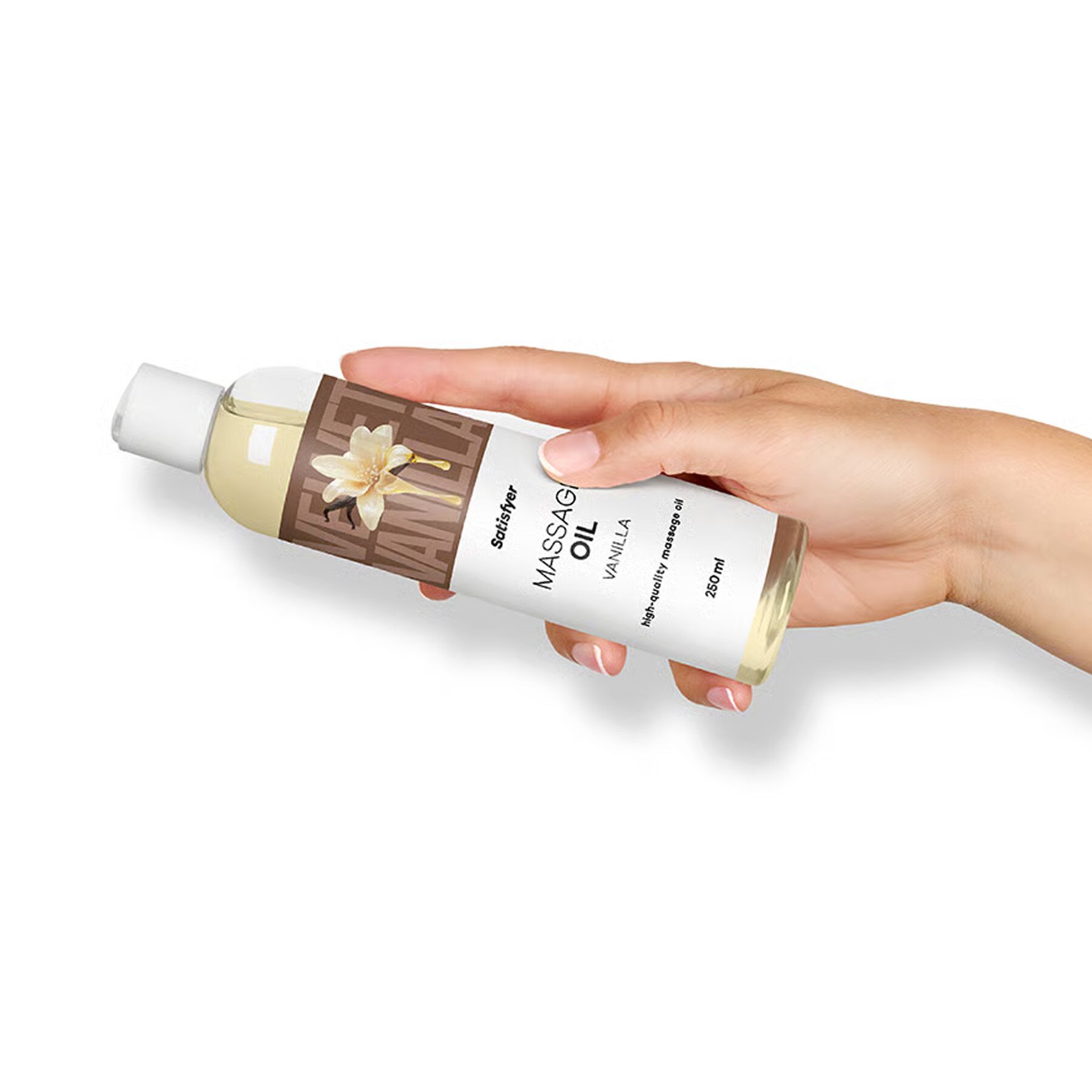 Satisfyer Massage Oil Vanilla 250 мл - масажна олія з ваніллю
