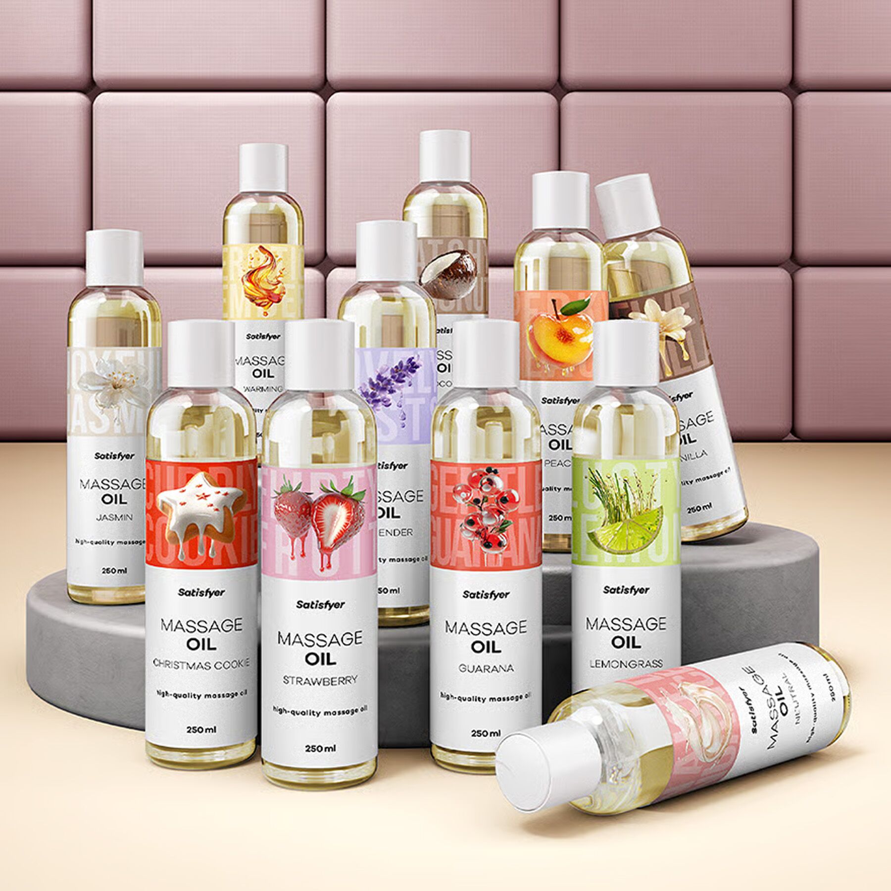 Satisfyer Massage Oil Vanilla 250 мл - масажна олія з ваніллю
