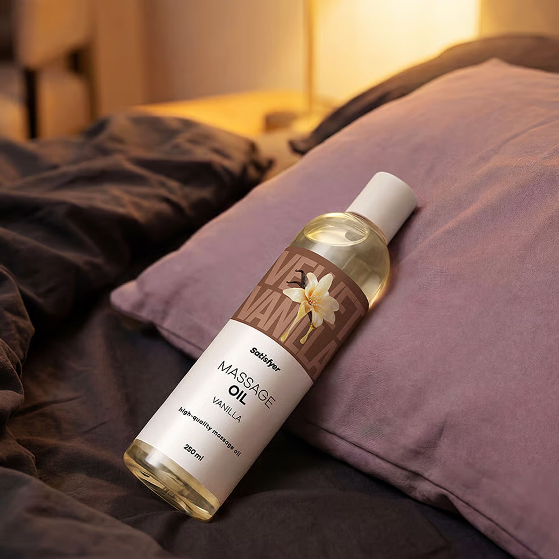 Satisfyer Massage Oil Vanilla 250 мл - масажна олія з ваніллю
