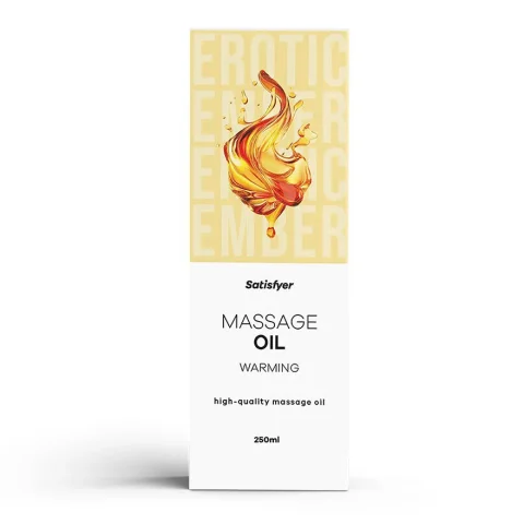 Масажна олія для тіла Satisfyer Warming, 250 мл