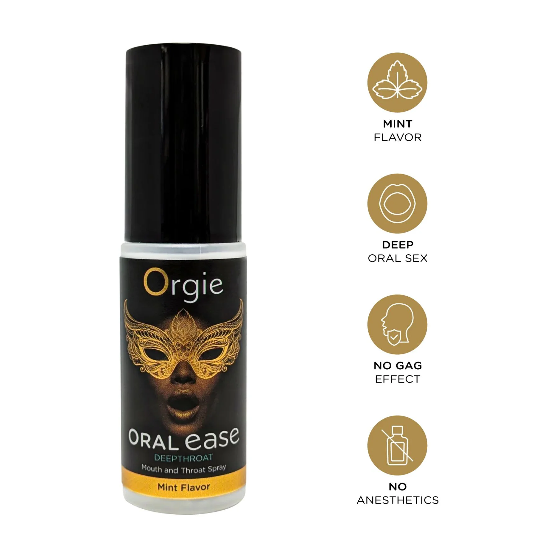 Orgie Oral Ease Minty Spray – 15ml, Cooling Comfort for Oral Care