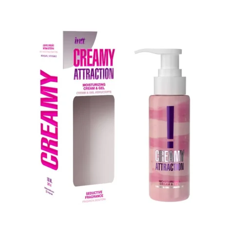 Зволожувальний крем-гель 2в1 Intt Creamy Attraction Seduction 100мл з афродизіаком, унісекс