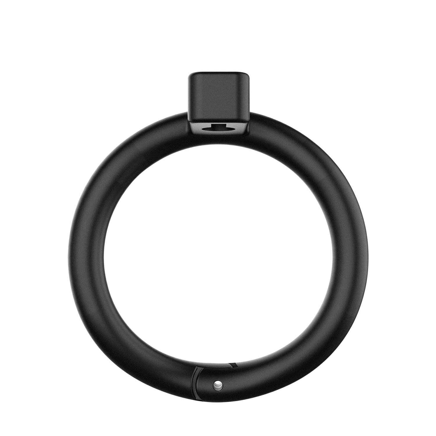 LOCKINK SEVANDA Plastic Chastity Cage, Black, 3 Rings