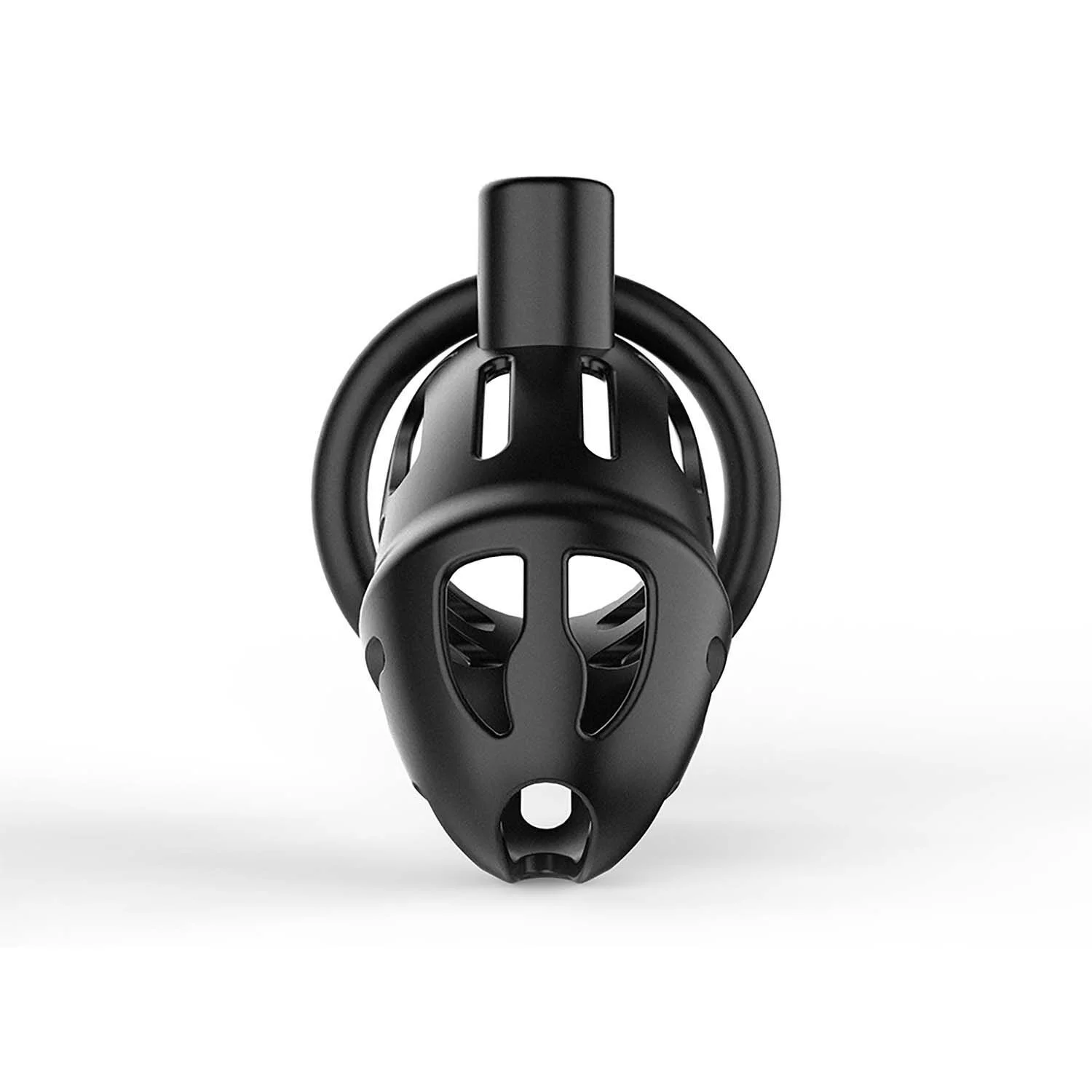 LOCKINK SEVANDA Plastic Chastity Cage, Black, 3 Rings
