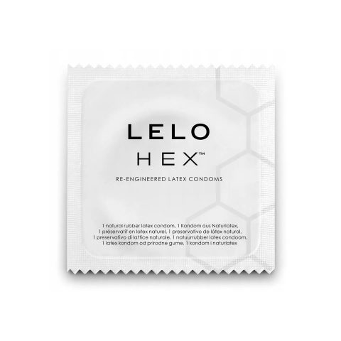 LELO HEX Original Condoms with Hexagonal Design