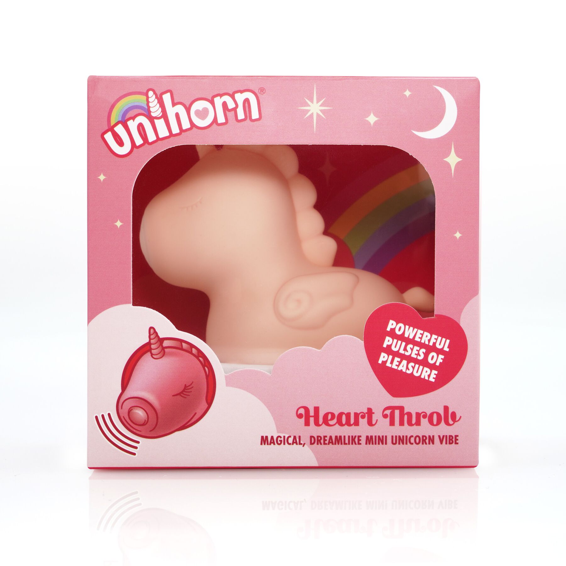 Вібратор-єдиноріжка Unihorn – Heart Throb з пульсацією