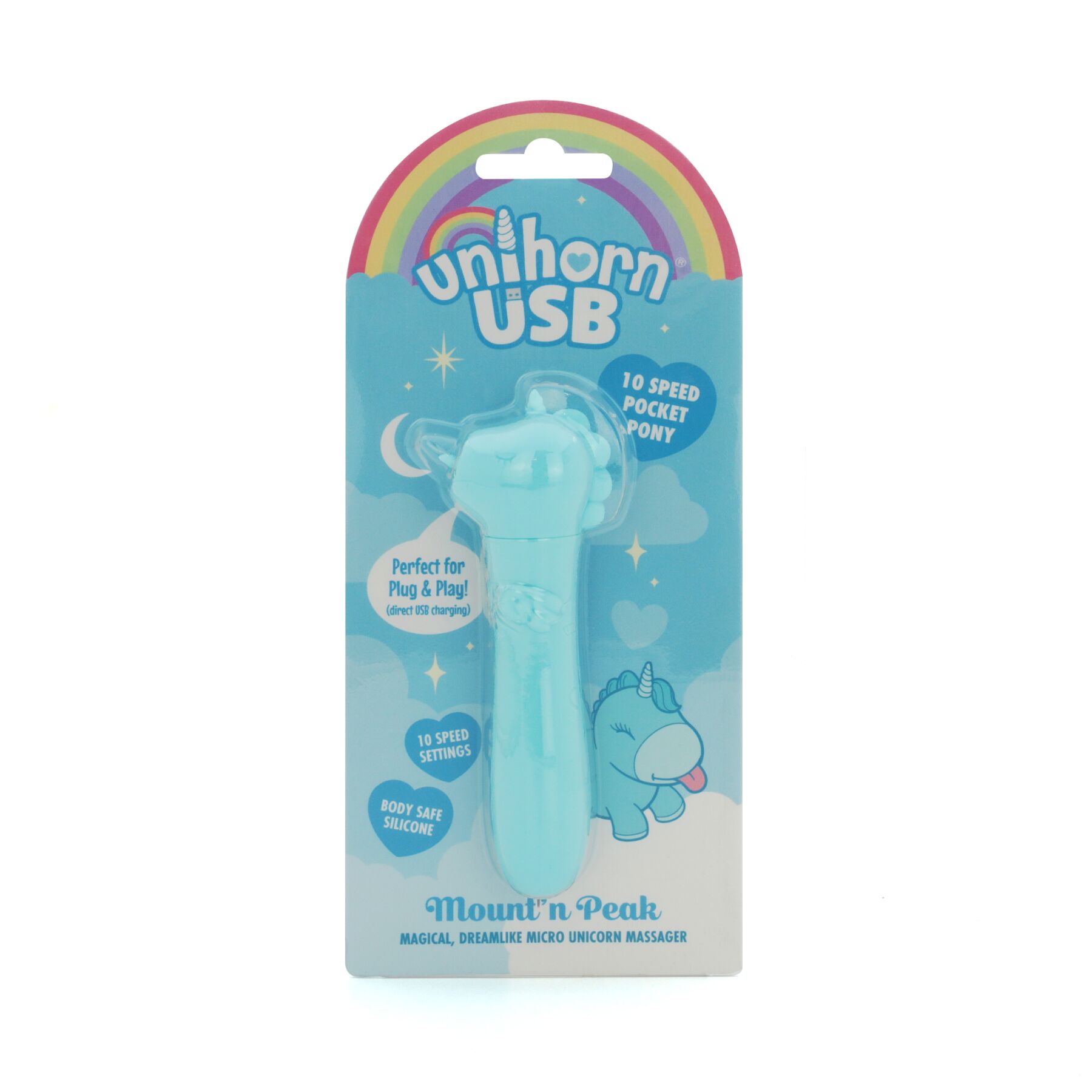 Вібратор-єдиноріжка Unihorn USB Bullet - 10 режимів, USB зарядка