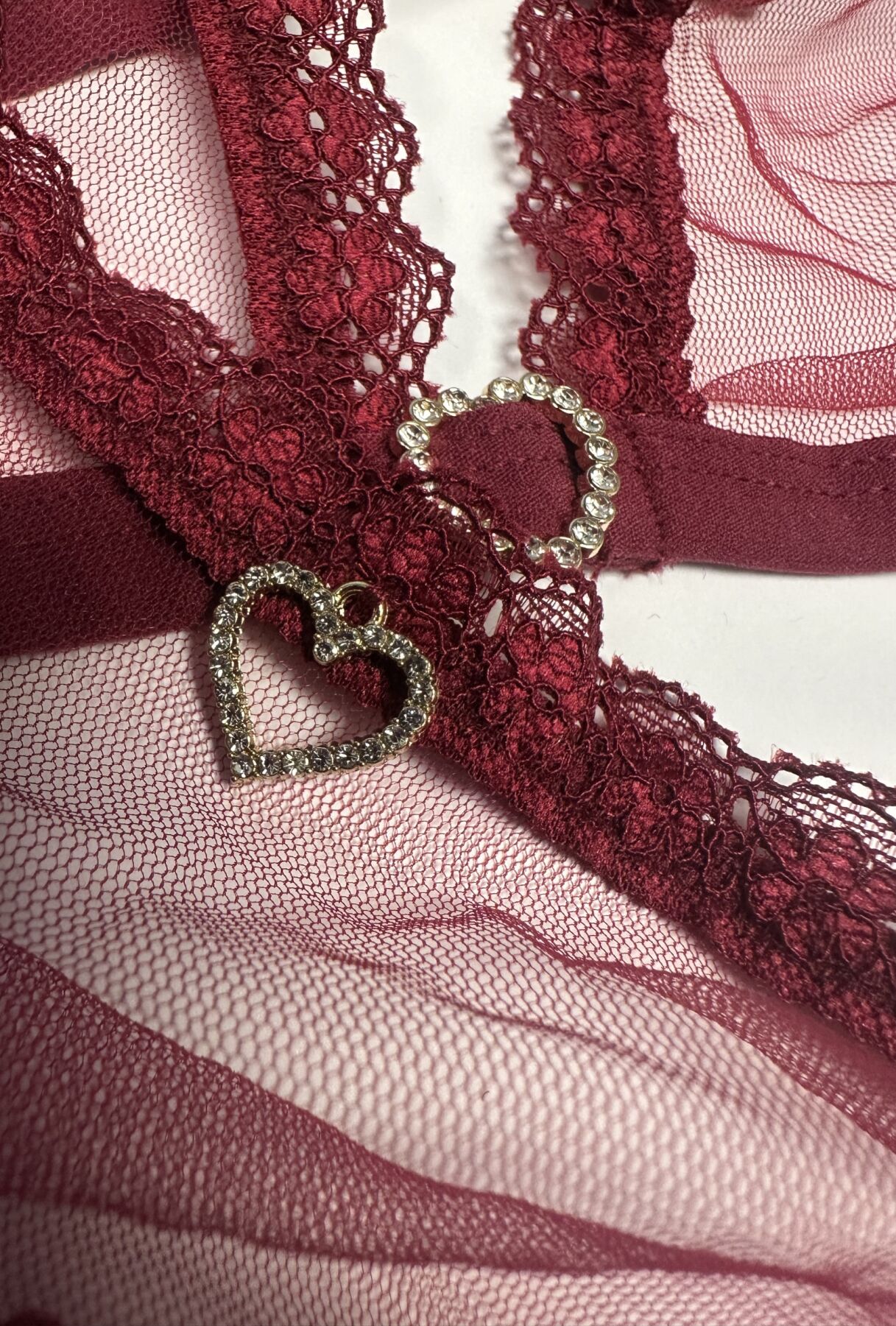 Інтимний комплект Passion BELISSANA SET burgundy XL