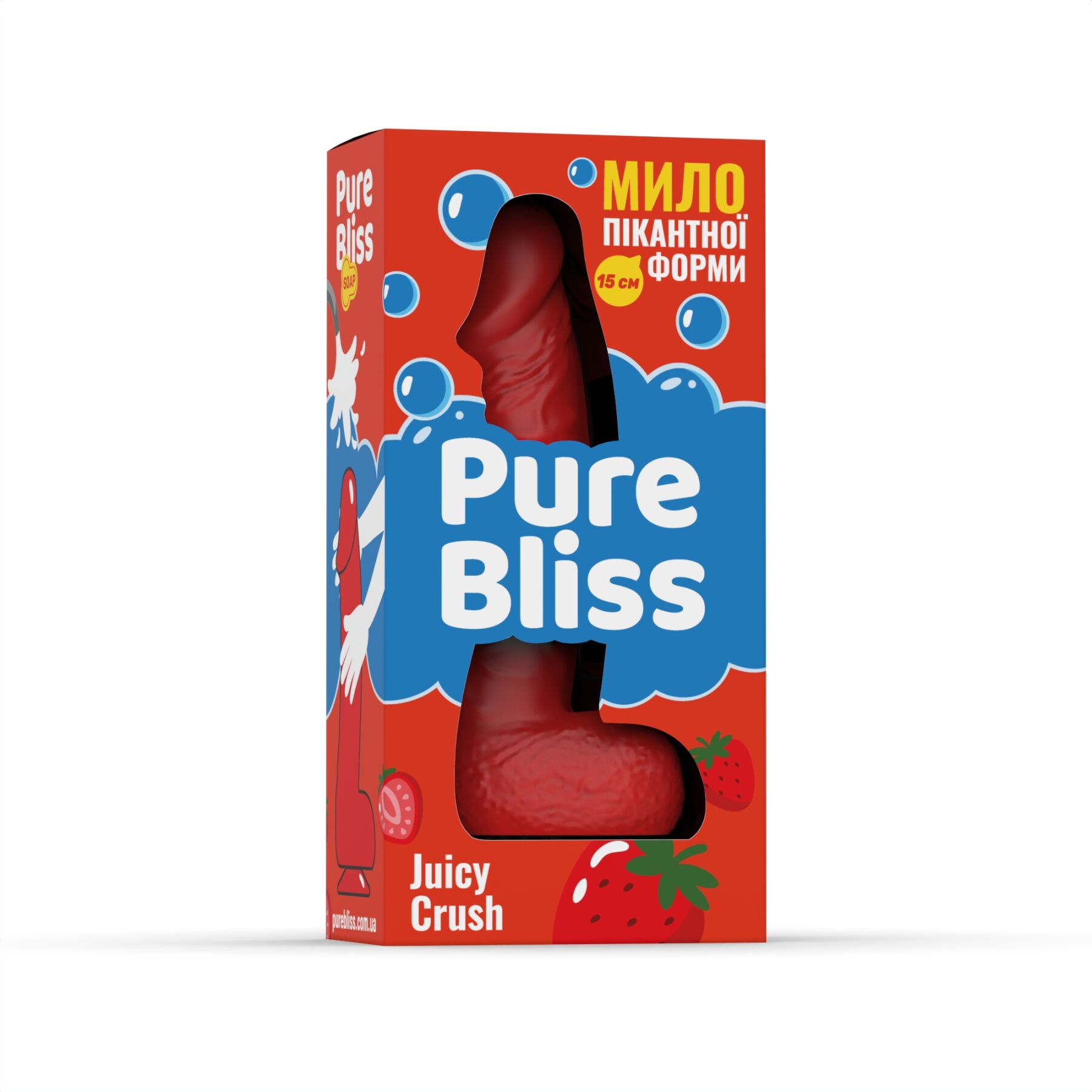 Ароматне мило Pure Bliss Red Juicy Crush, 15 см, ягідний аромат